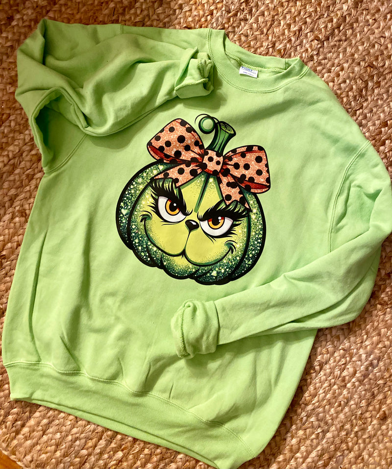 Green Pumpkin Tee - Lime