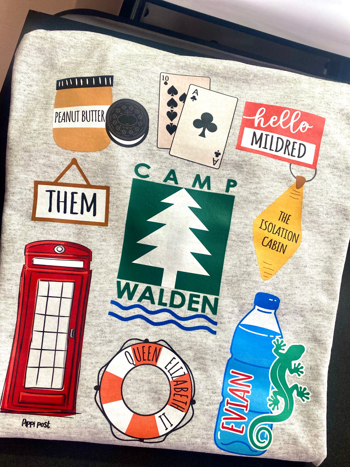 Camp Walden Tee - Ash Grey