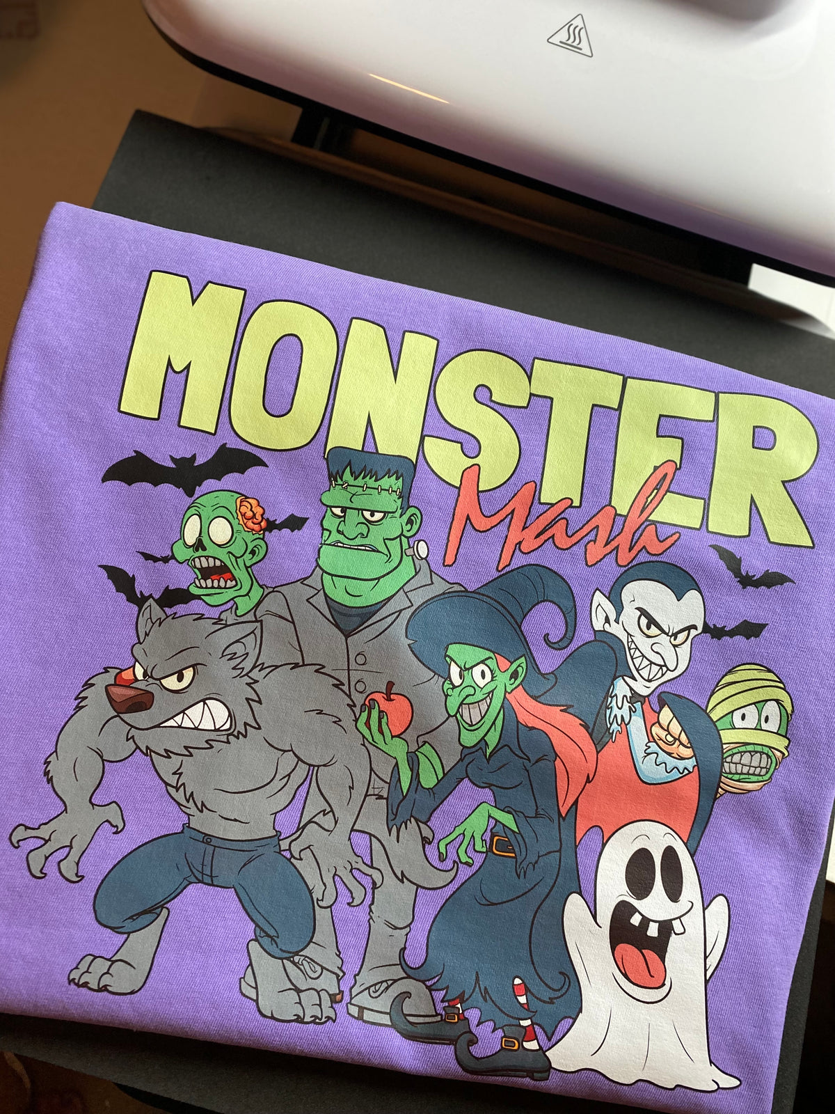 Monster Mash Comfort Color Tee - Violet