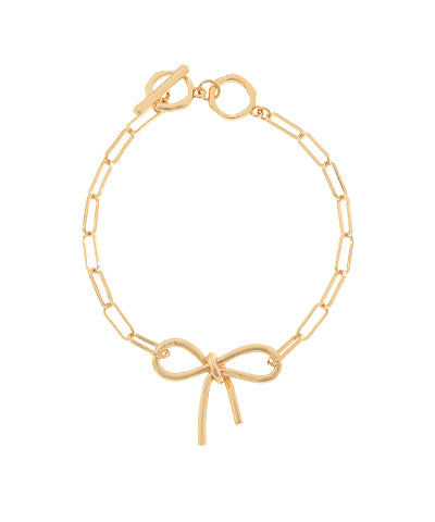 Bow Chain Bracelet