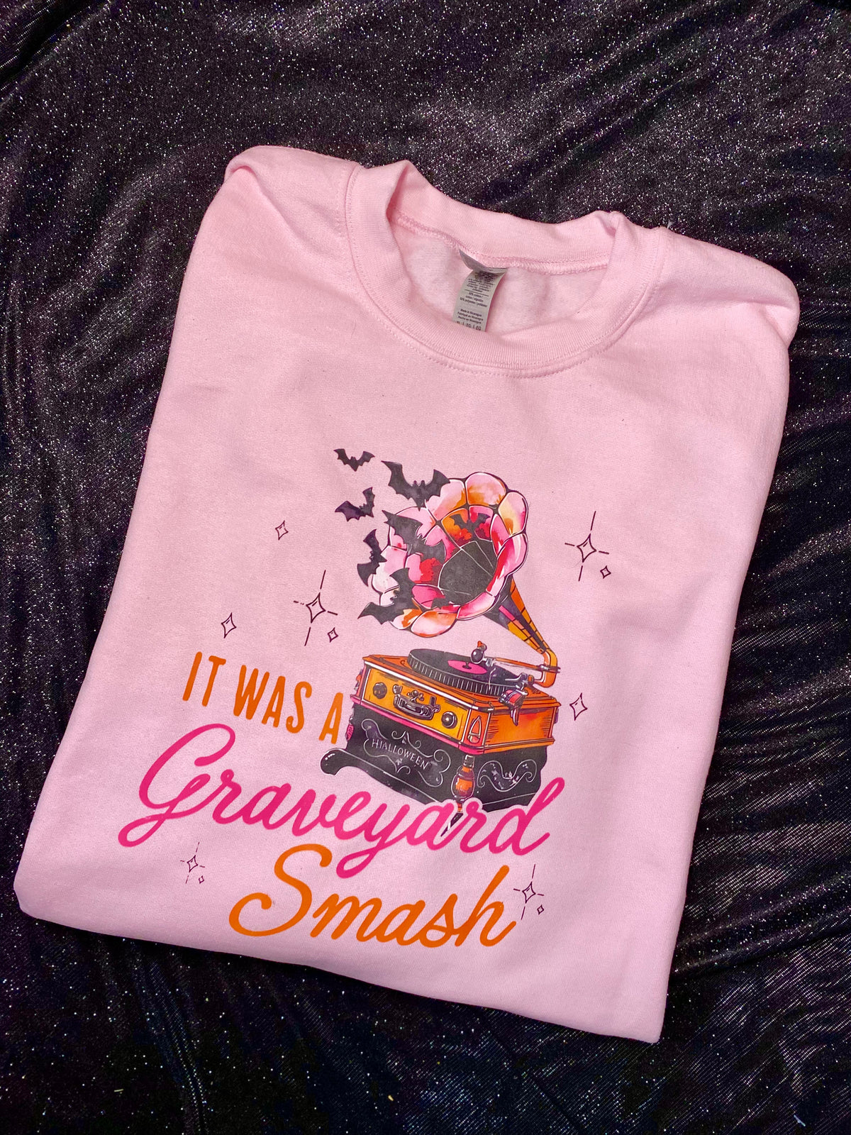 Graveyard Smash Tee - Light Pink