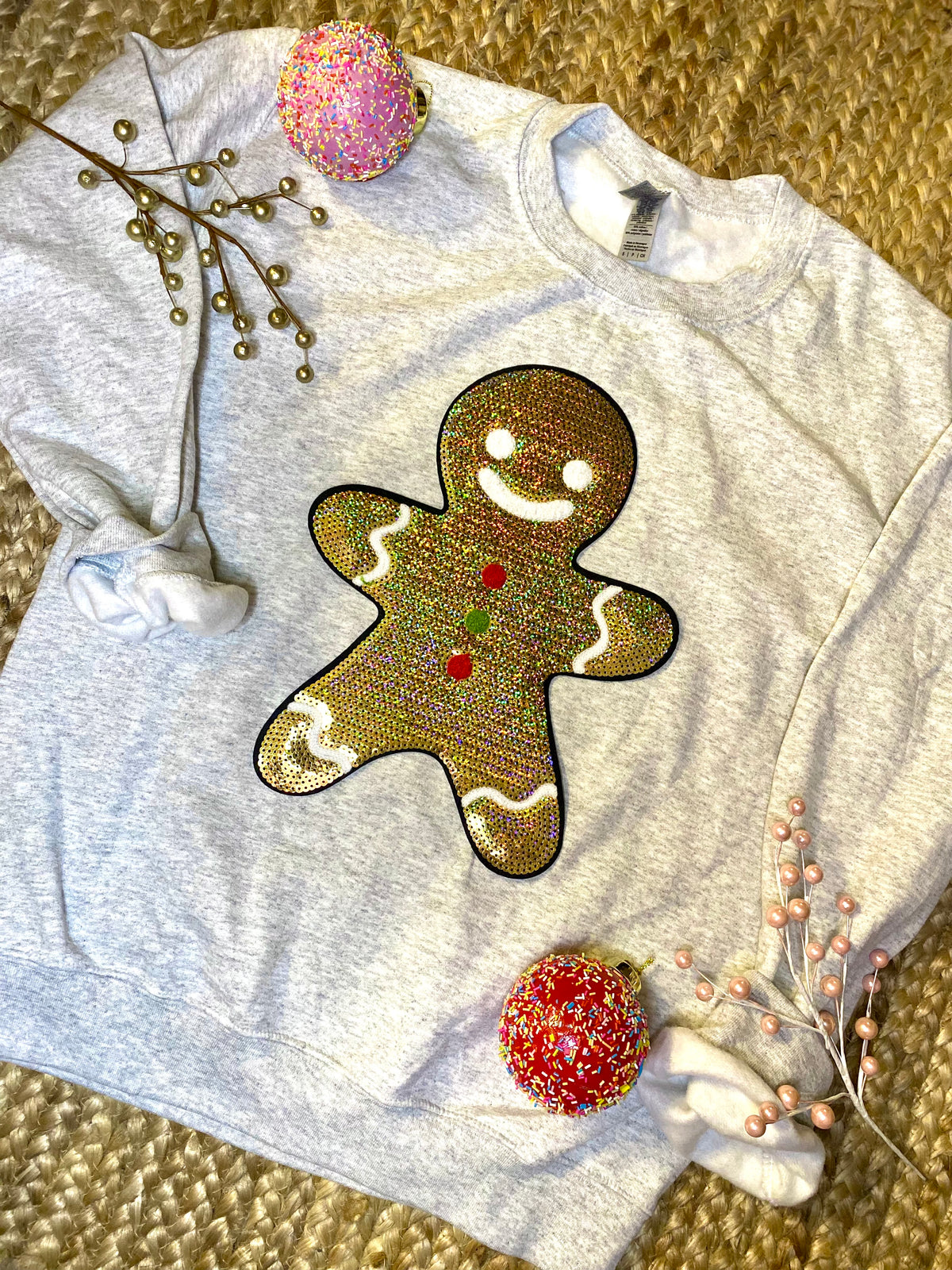 Gingerbread Patch Sweatshirt