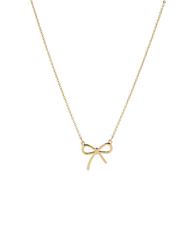 Bow Pendant Necklace