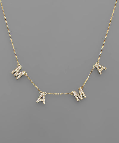 Mama Letter Necklace