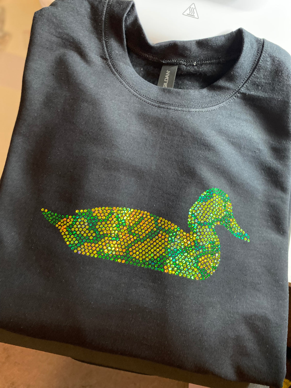 Duck Spangled Sweatshirt - Green/Yellow