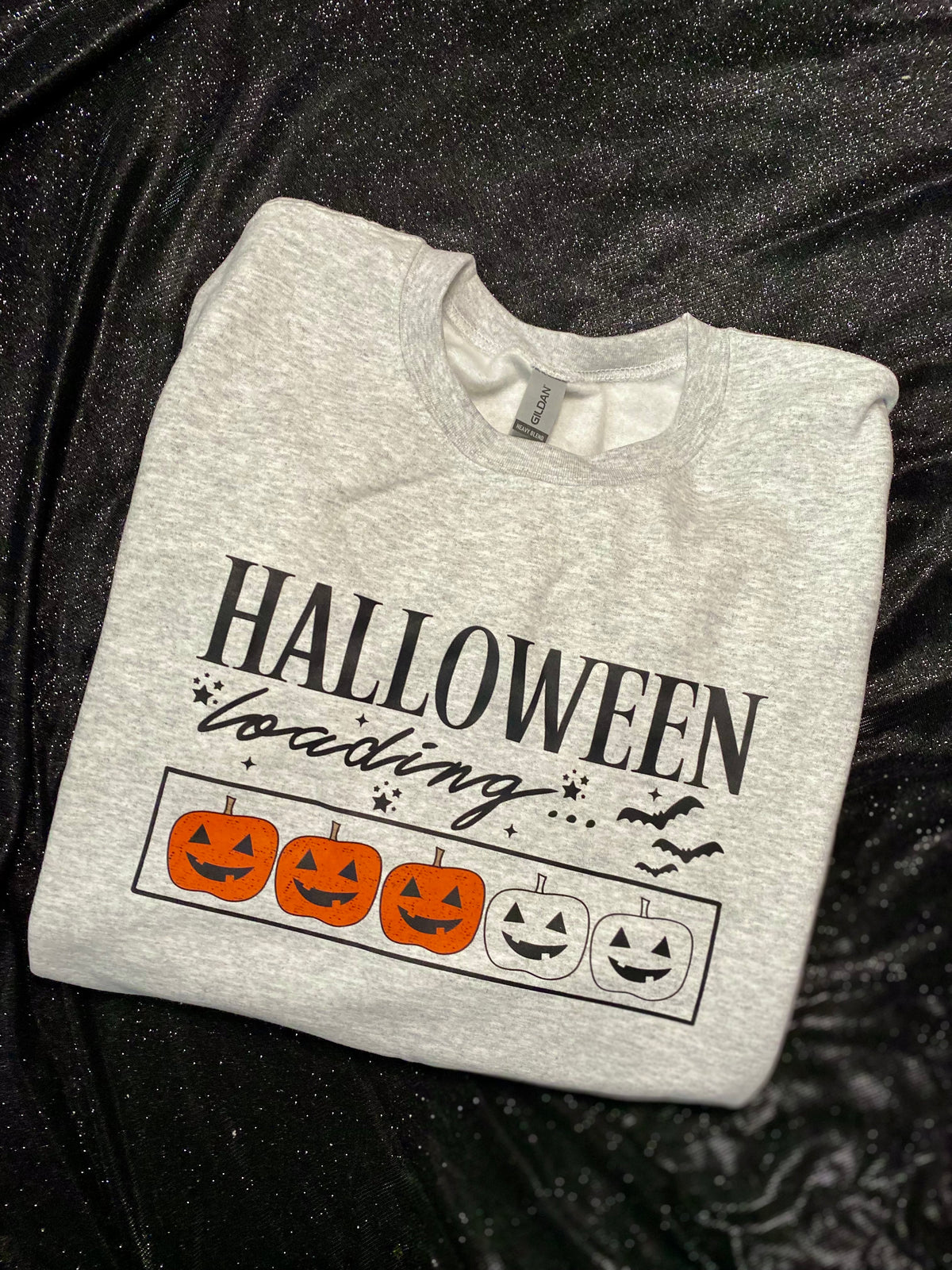 Halloween Loading Tee - Ash Grey