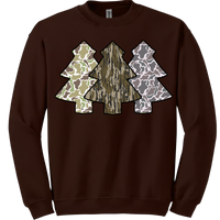 Camo Christmas Trees Sweatshirt