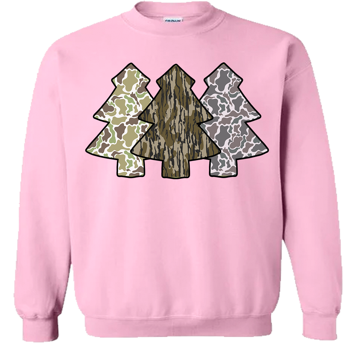 Camo Christmas Trees Sweatshirt