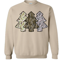 Camo Christmas Trees Sweatshirt