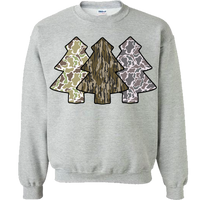 Camo Christmas Trees Sweatshirt