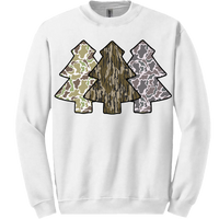 Camo Christmas Trees Sweatshirt