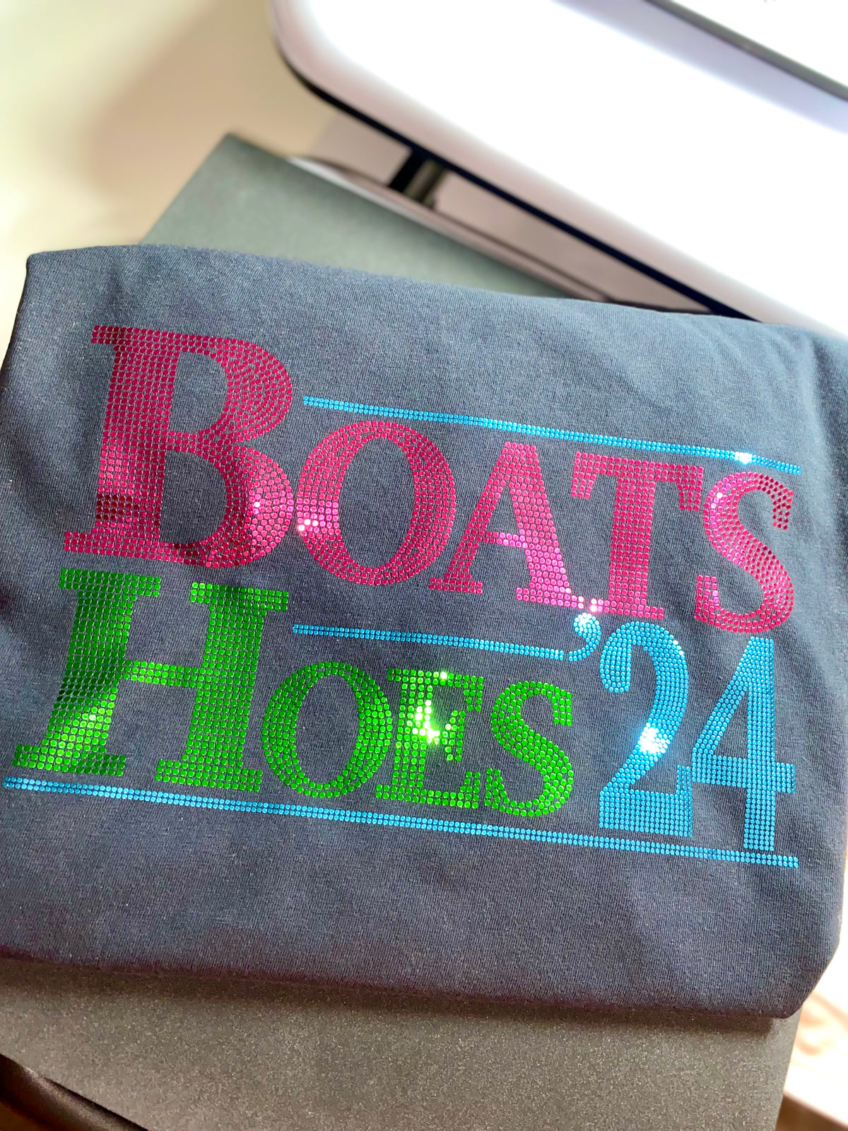 Boats ‘24 Spangled Comfort Color Tee - Black