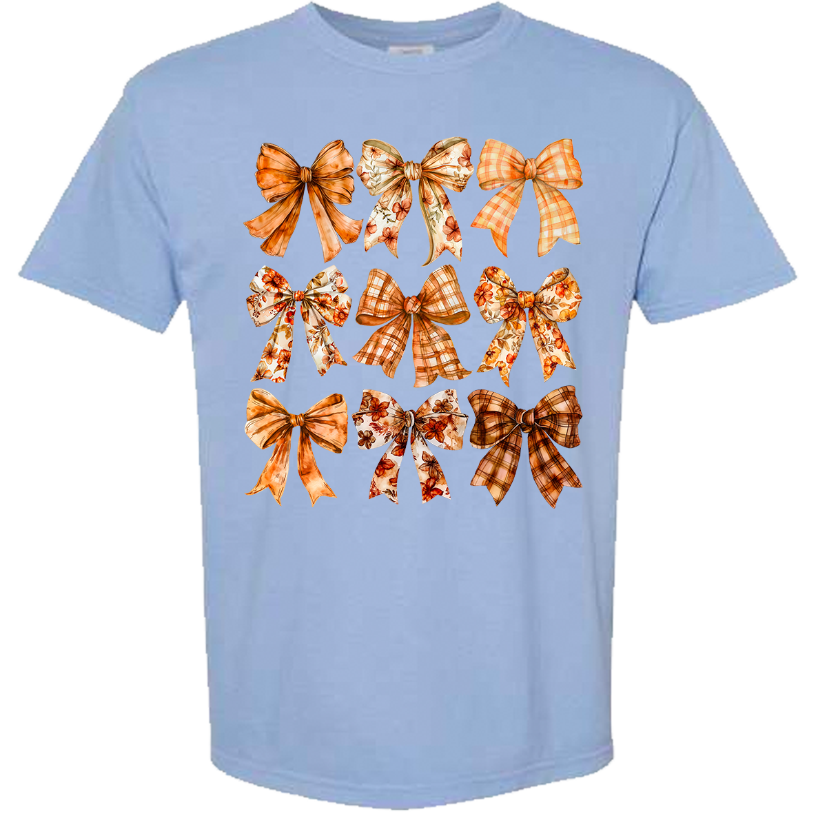 Fall Bows Comfort Color Tee