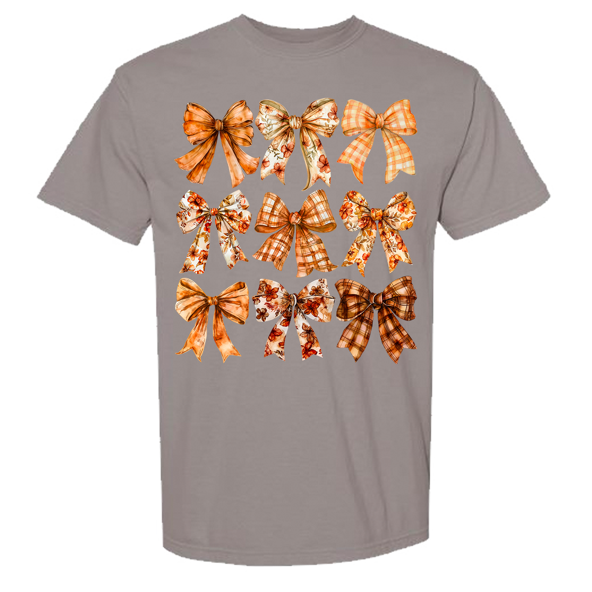 Fall Bows Comfort Color Tee