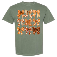 Fall Bows Comfort Color Tee