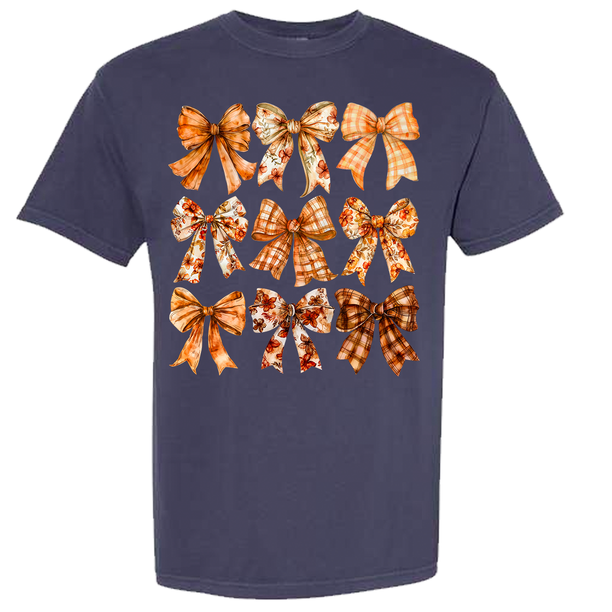 Fall Bows Comfort Color Tee