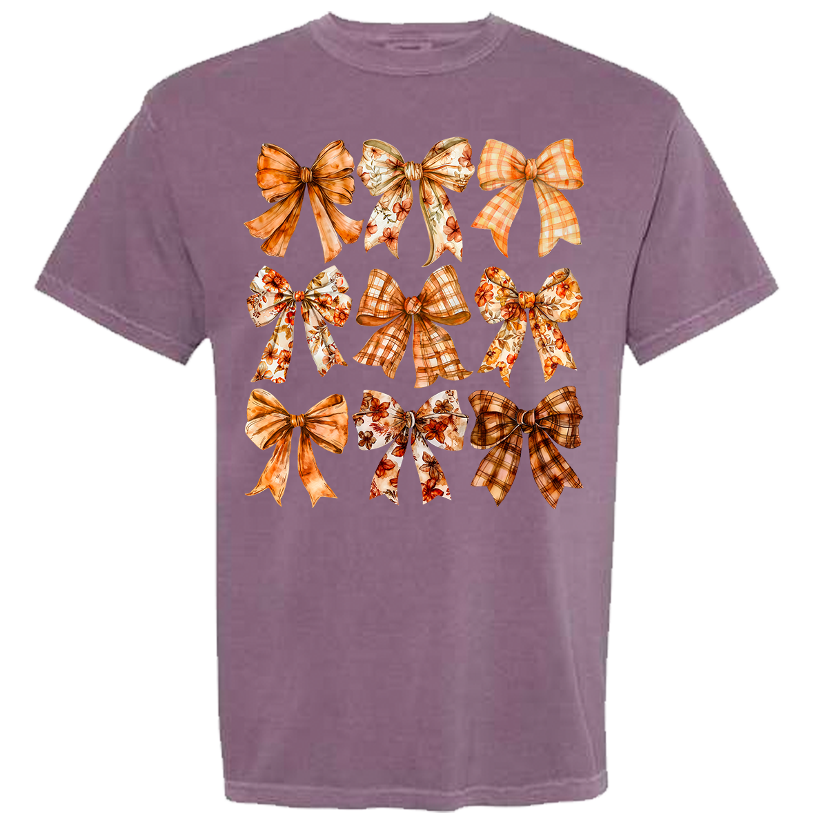 Fall Bows Comfort Color Tee