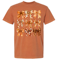 Fall Bows Comfort Color Tee