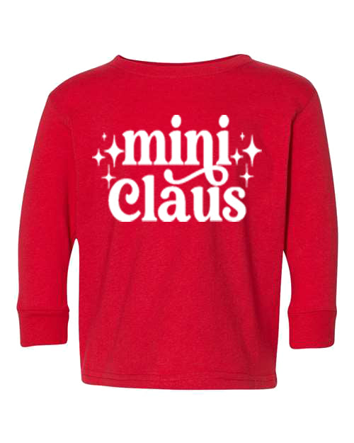 Mini Claus - Red Onesie/Tee