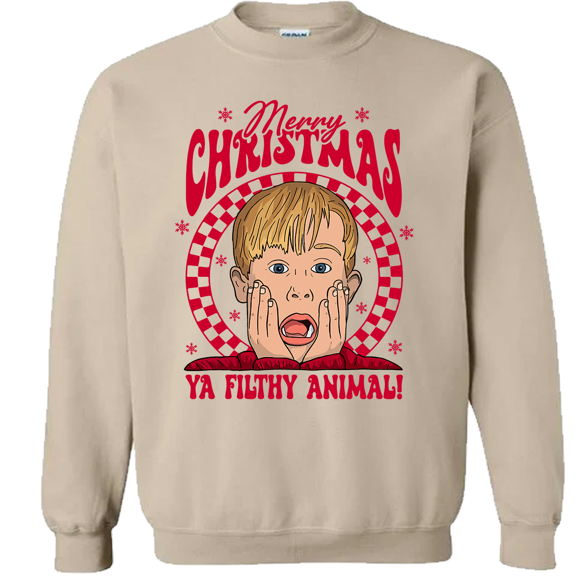 Merry Christmas Ya Filthy Animal Tee