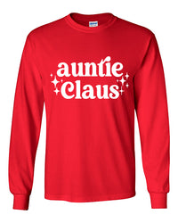 Auntie Claus - Red Tee