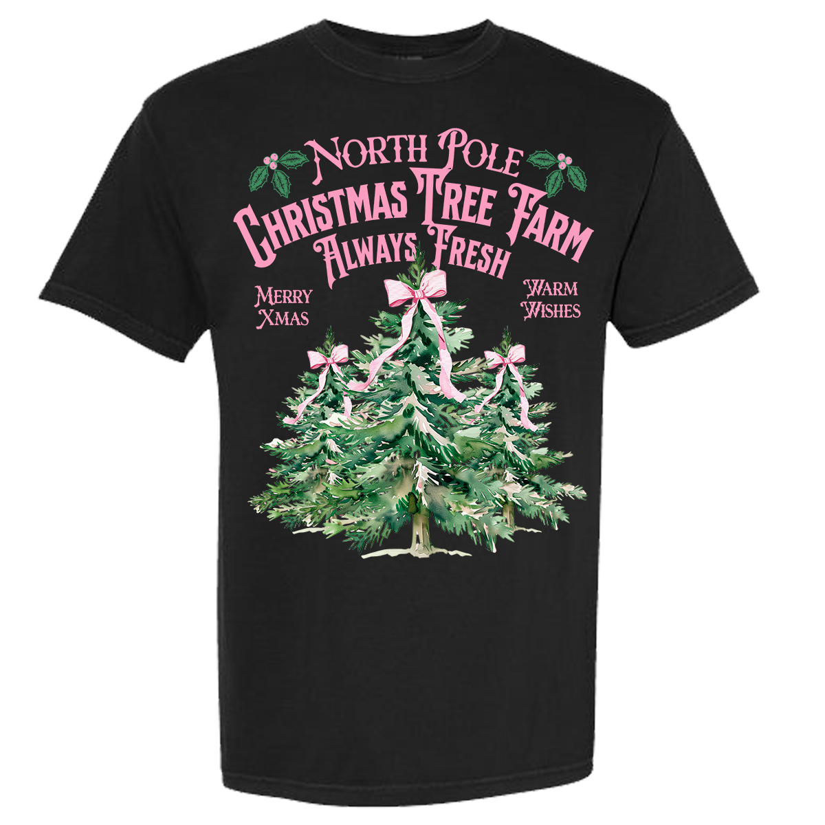 Christmas Tree Farm Comfort Color Tee