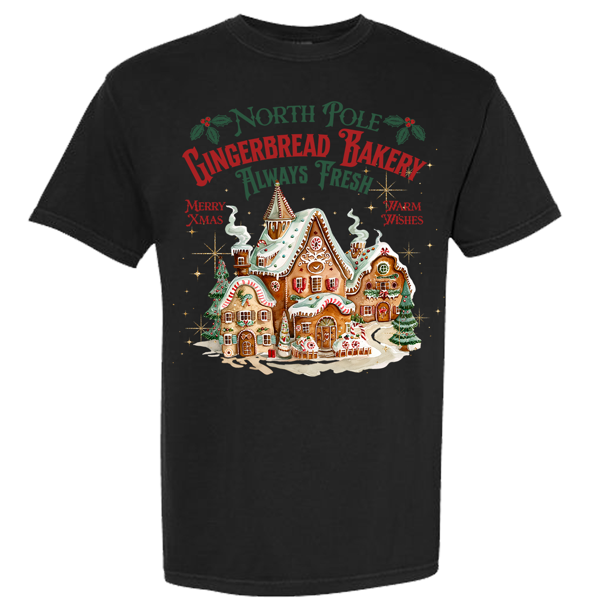 Gingerbread Bakery Comfort Color Tee