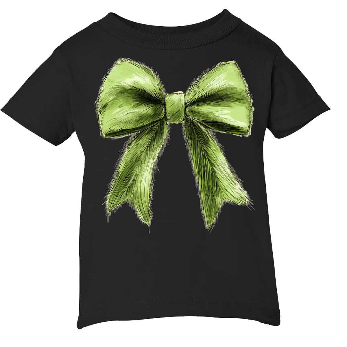 Green Christmas Bow Tee (INFANT/TODDLER/YOUTH)