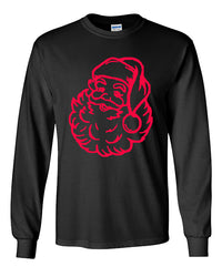 Santa Puff Tee - Black / Red Design