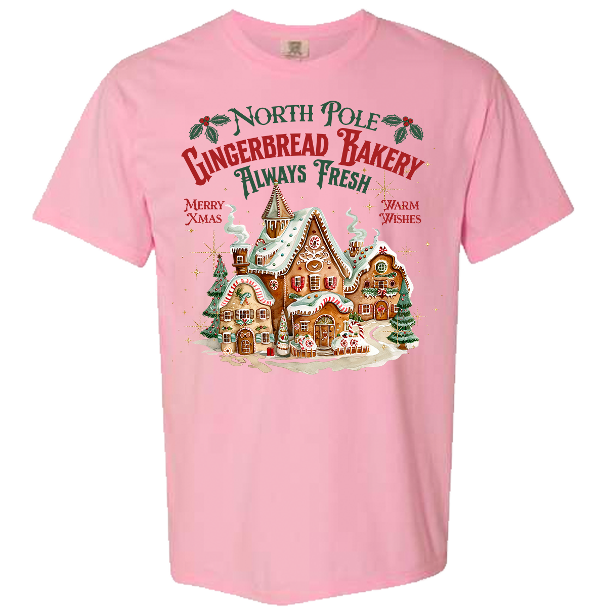 Gingerbread Bakery Comfort Color Tee