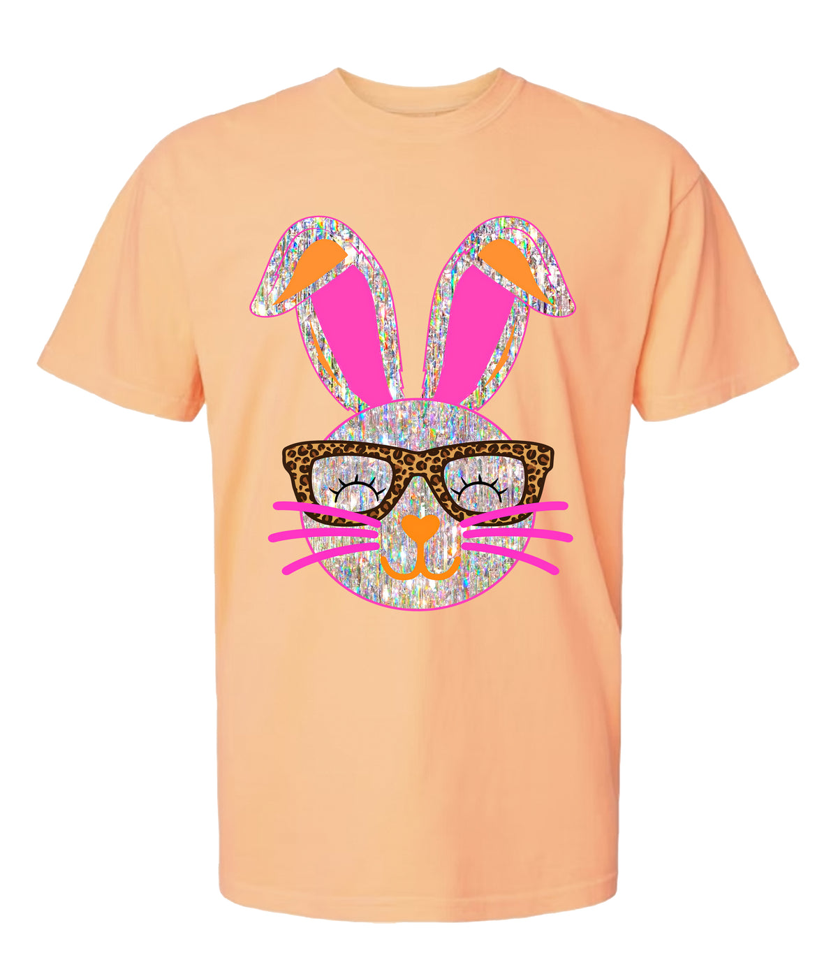 Bunny with Glasses Comfort Colors Tee