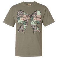 Camo Bow Comfort Color Tee
