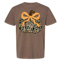 Camo Pumpkin Comfort Color Tee