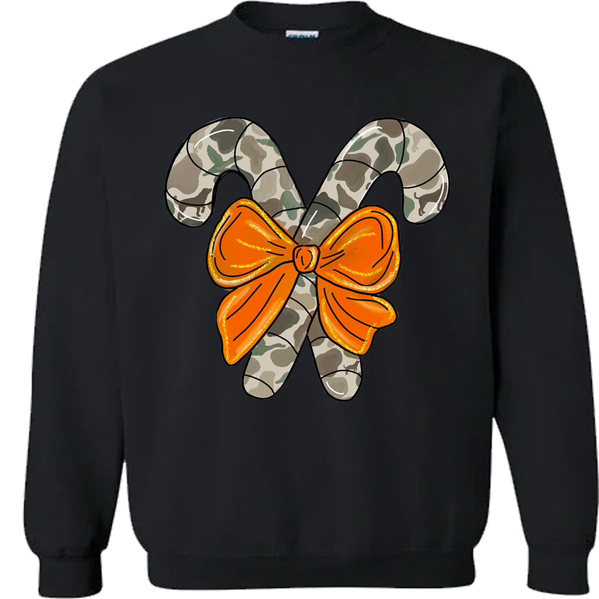 Camo Candy Canes Tee