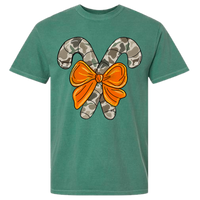 Camo Candy Canes Comfort Color Tee