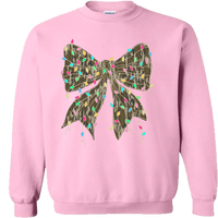 Camo Bow Christmas Lights Tee