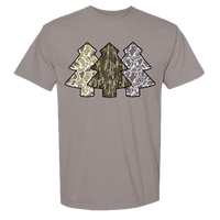 Camo Christmas Trees Comfort Color Tee