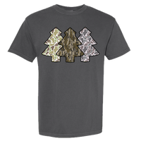 Camo Christmas Trees Comfort Color Tee