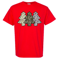 Camo Christmas Trees Comfort Color Tee