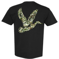 Camo Duck Comfort Color Tee - Black