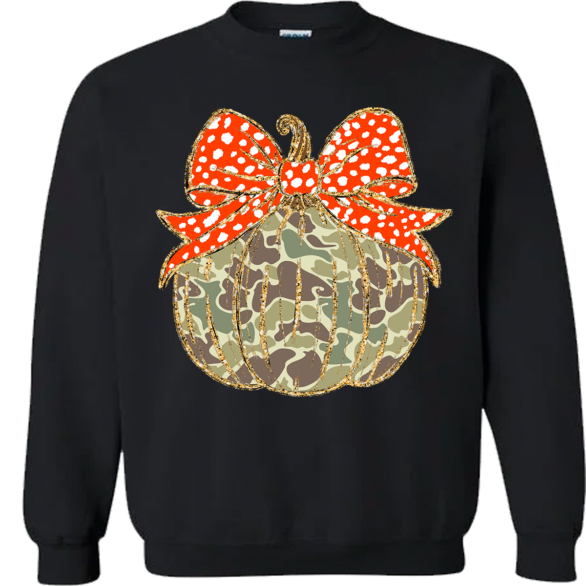 Old School Camo Pumpkin Sweatshirt