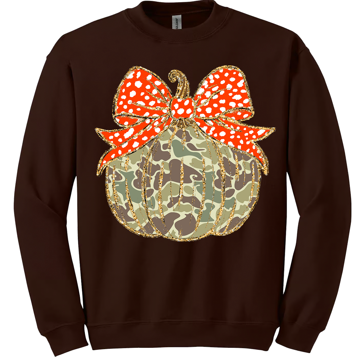 Old School Camo Pumpkin Sweatshirt