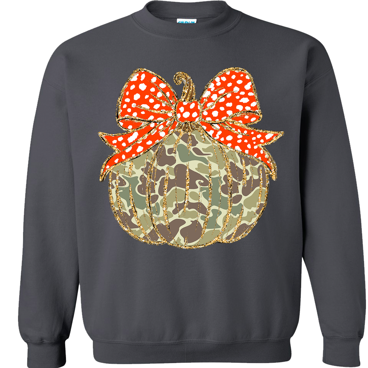 Old School Camo Pumpkin Sweatshirt