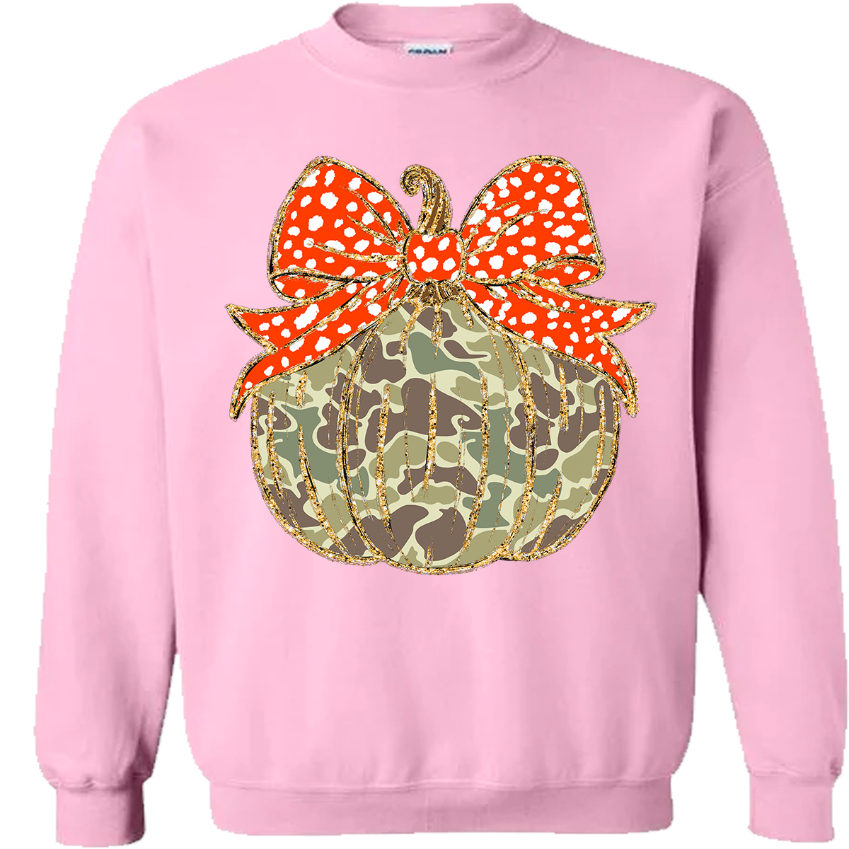 Old School Camo Pumpkin Sweatshirt