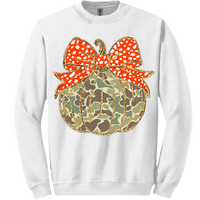 Old School Camo Pumpkin Sweatshirt