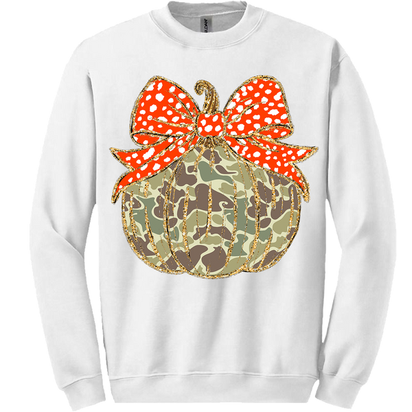 Old School Camo Pumpkin Sweatshirt