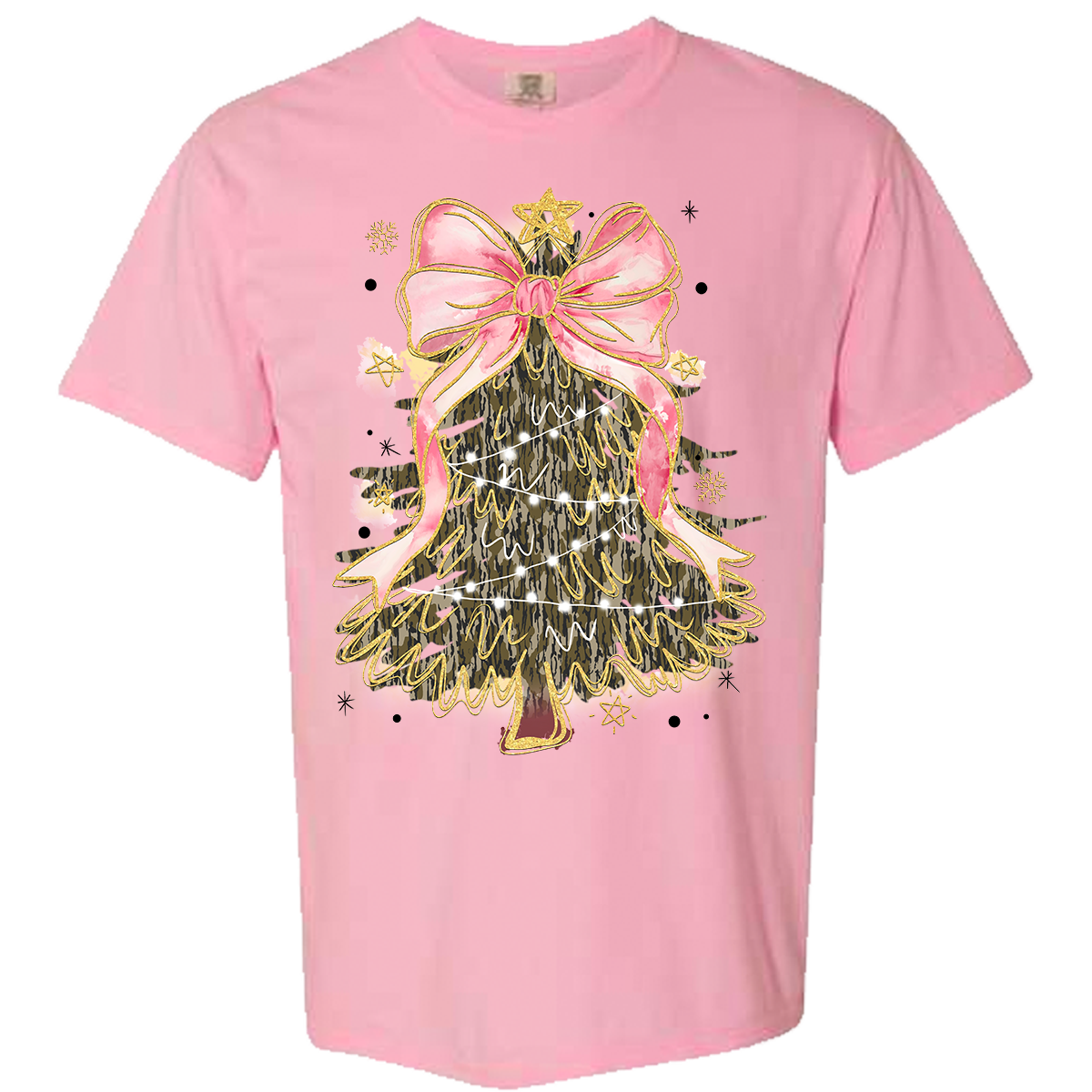 Camo Tree Comfort Color Tee