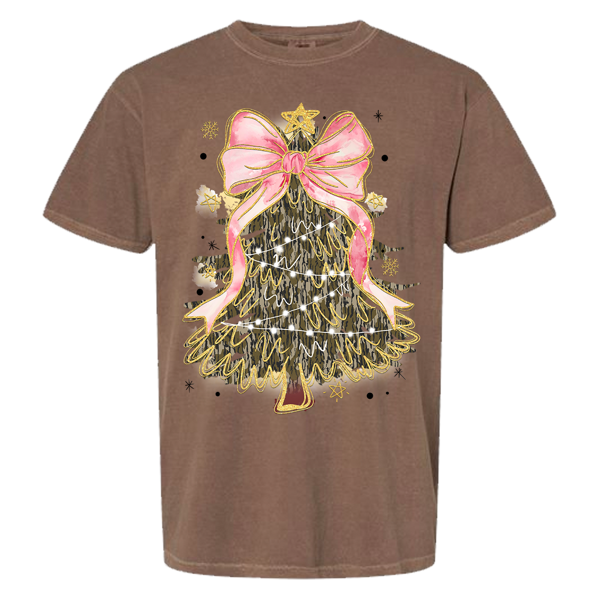 Camo Tree Comfort Color Tee