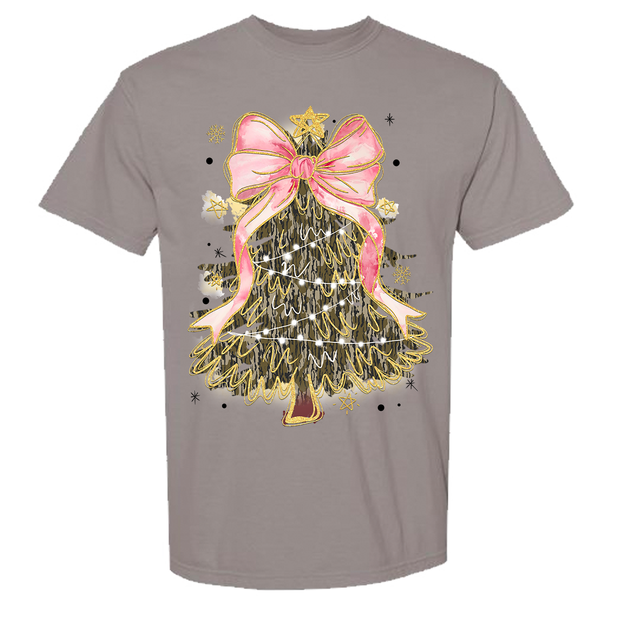 Camo Tree Comfort Color Tee