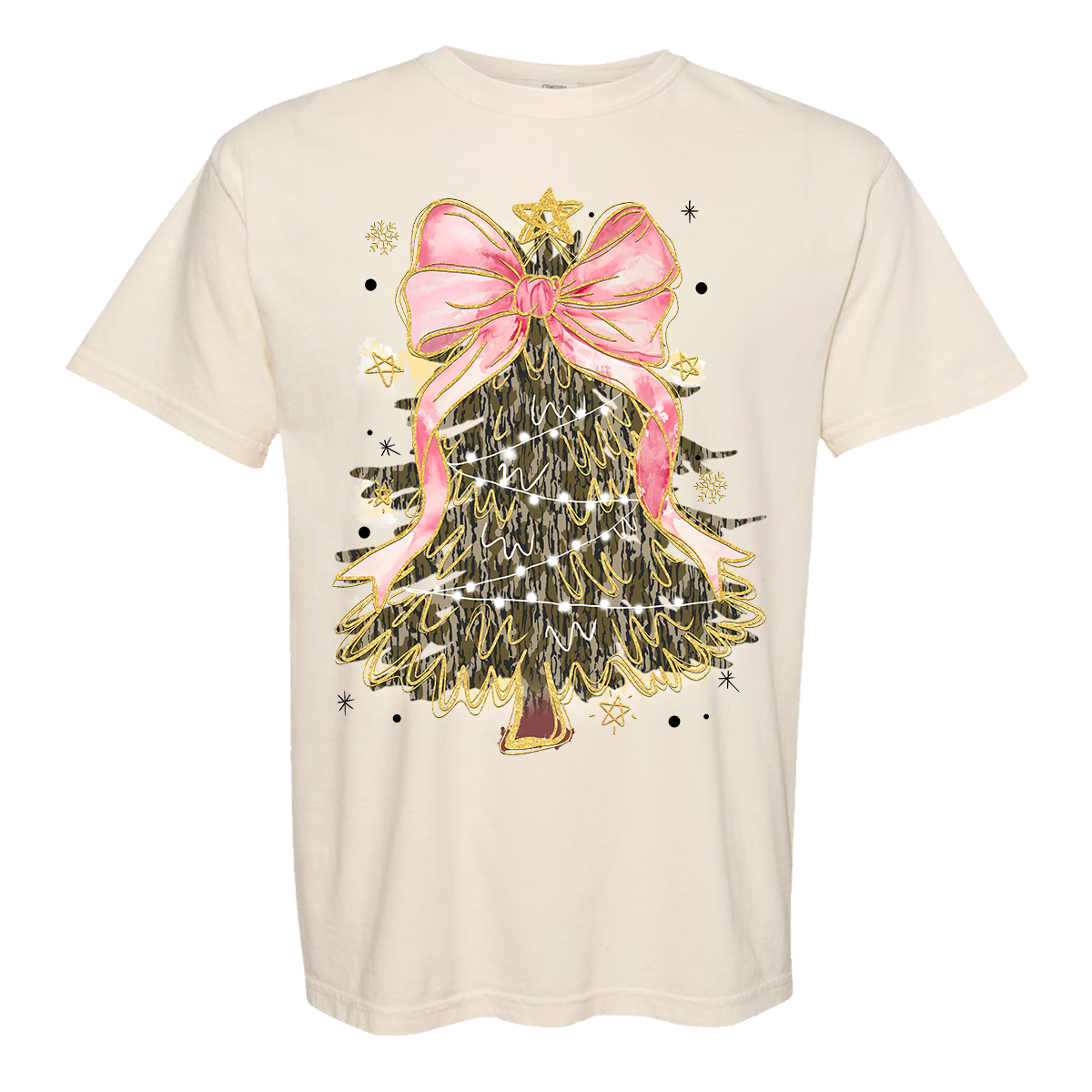 Camo Tree Comfort Color Tee